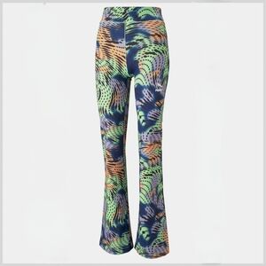 Puma Flair Multicolor Abstract Women's Pants slSize Small